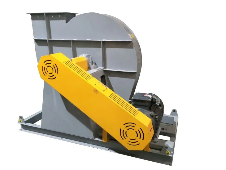 Центробежный вентилятор с ременным приводом мощностью 37 кВт